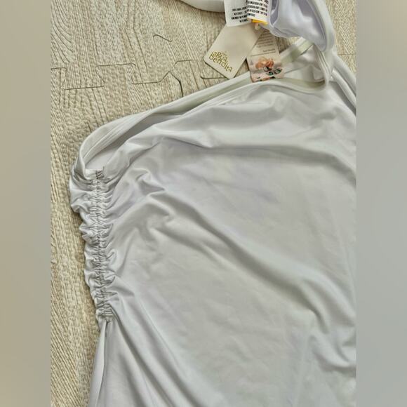 Agua Bendita Maxi Dress Sexy Stretchy Bridal Honeymoon Engagement Asymmetrical L - Picture 8 of 16